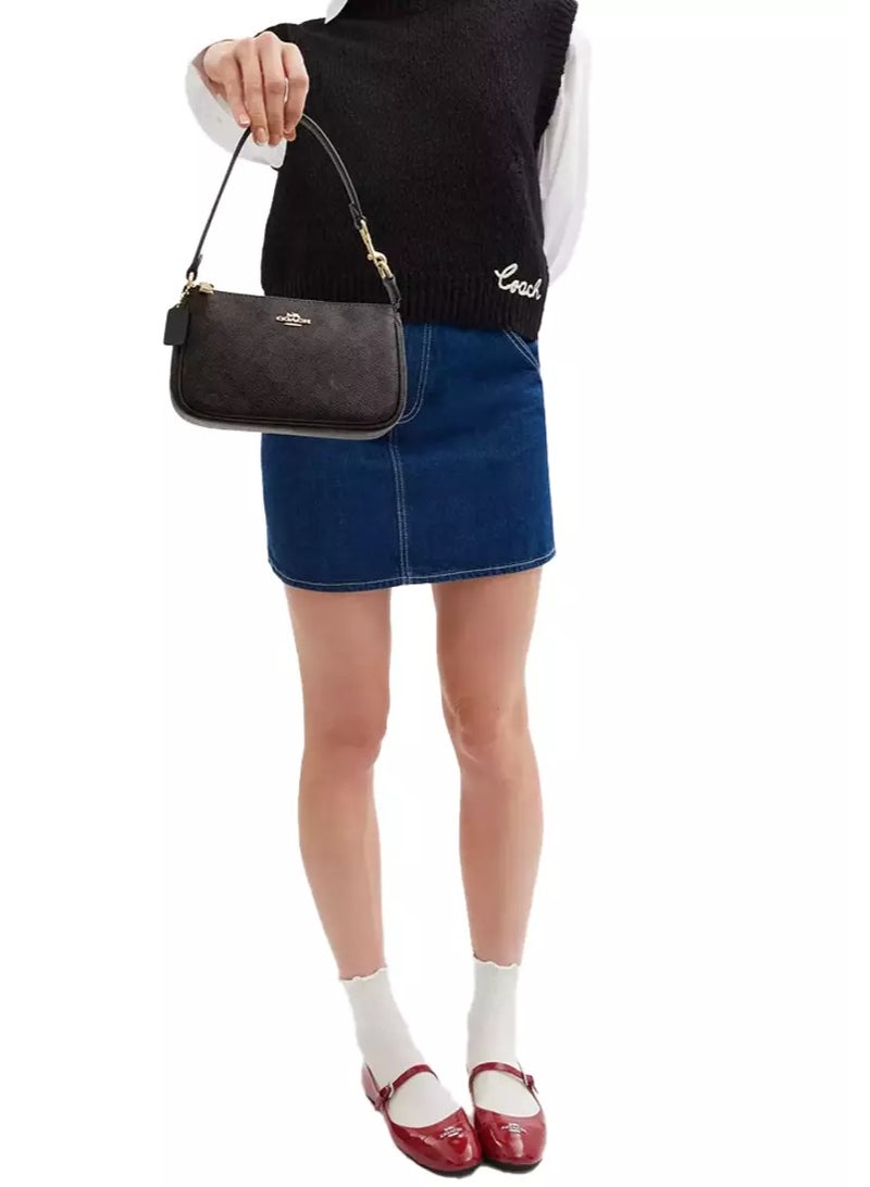 coachoutlet Coach Nolett 19 Luxury Signature Bag - Black - Image 3